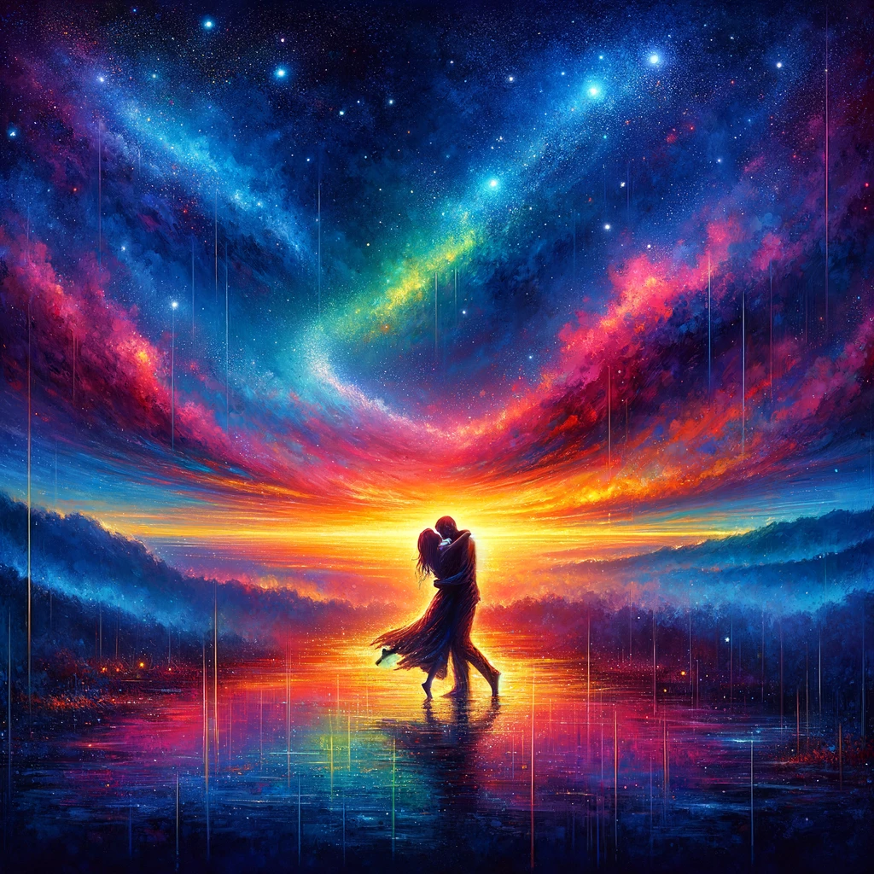 La imagen que estás viendo es la portada de mi canción "I Feel You". Esta obra de arte visual captura la esencia emocional de la canción, reflejando la profundidad de sus letras y la intensidad de su melodía.